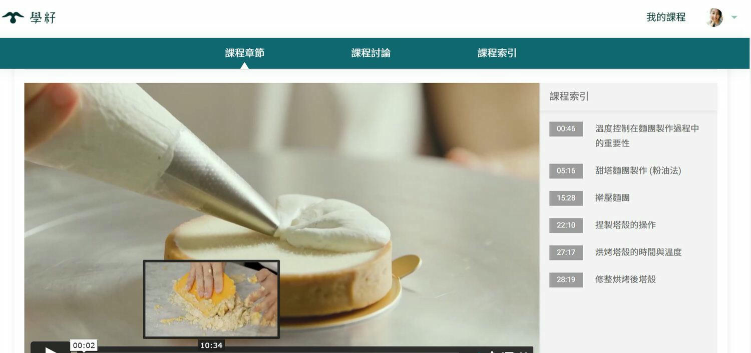 法式甜點線上課程