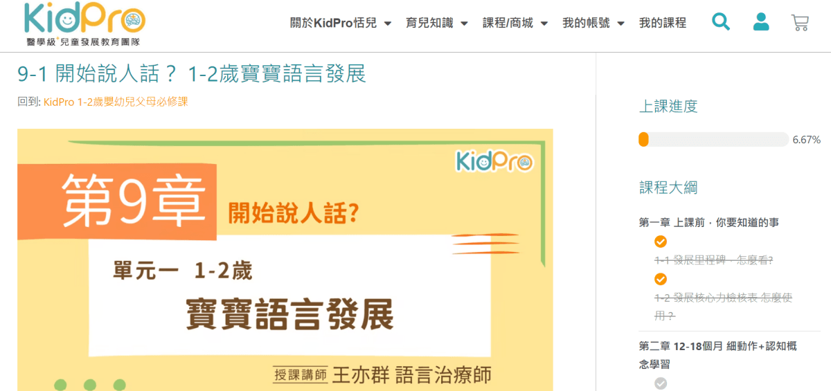 KidPro課程評價~新手爸媽必學~由專業治療師陪伴我的育兒之路~KidPro醫學及兒童教育團隊 - 第4張圖 KidPro課程評價