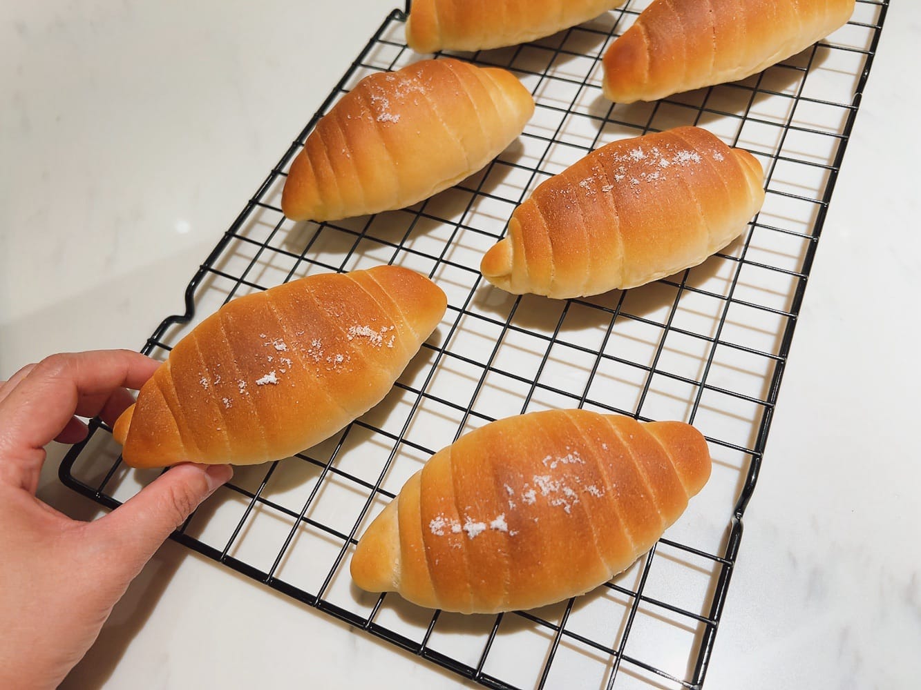 海鹽奶油捲作法