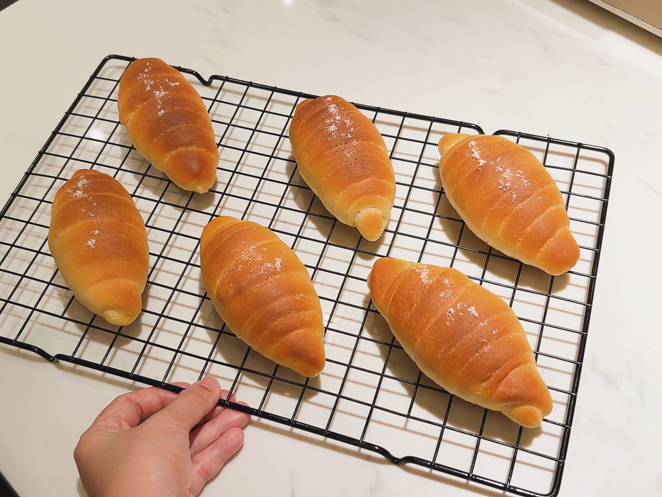 海鹽奶油捲作法