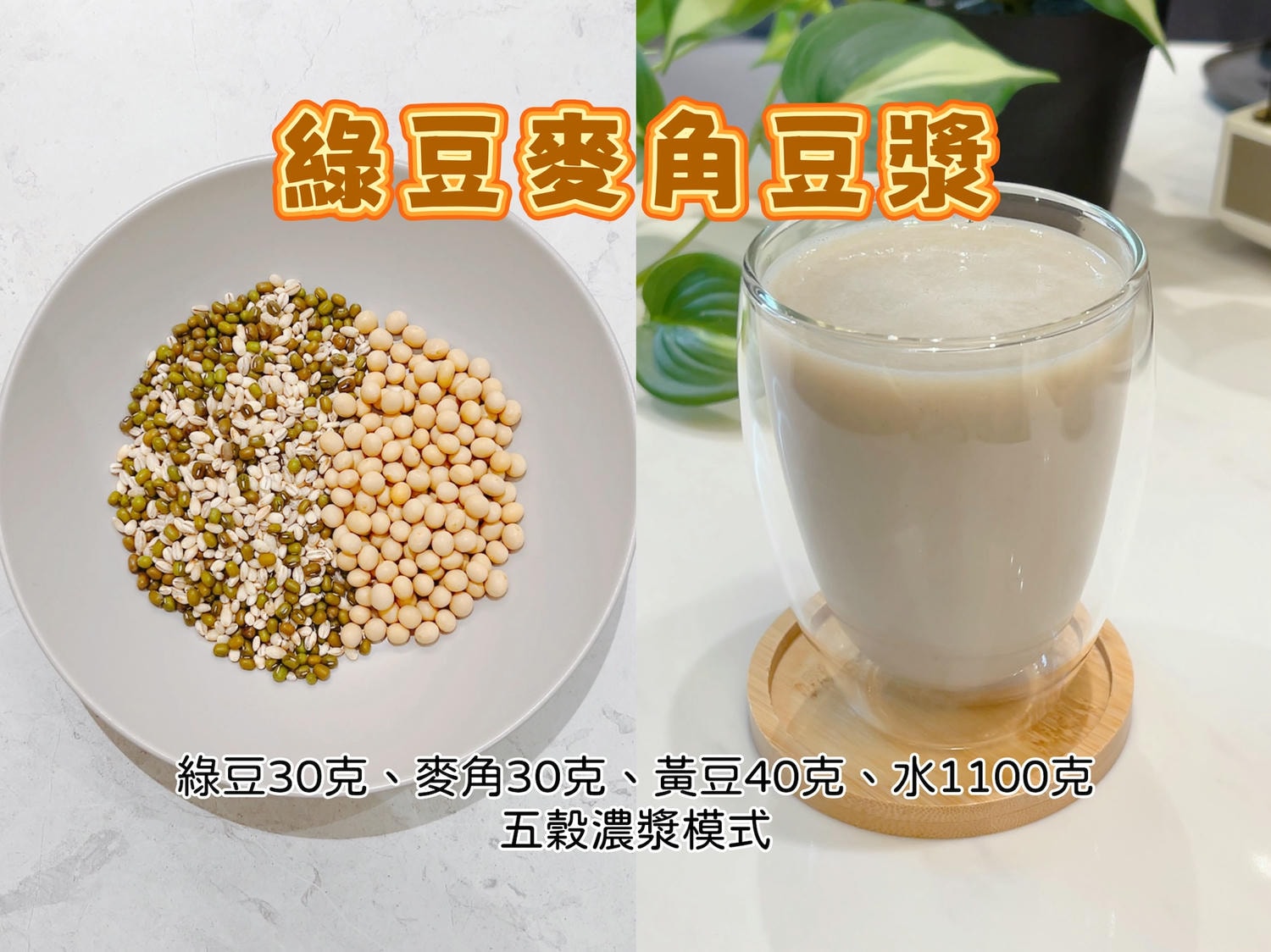 九陽食光機(豆漿機/破壁機)食譜