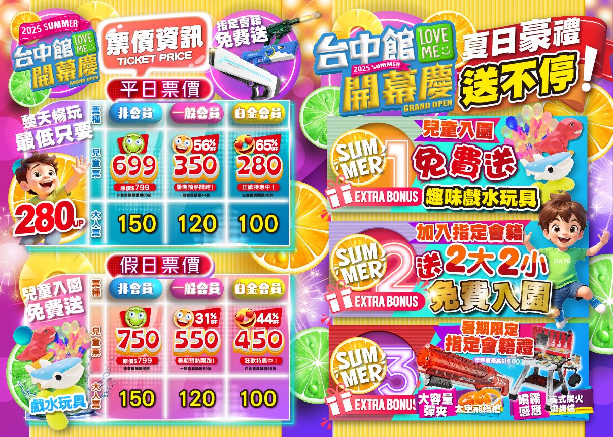 台中樂米樂園北歐館票價