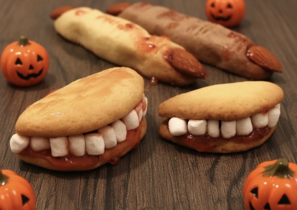 【食譜】巫婆牙齒餅乾&巫婆手指餅乾|讓萬聖節派對驚嚇又搞笑~一看就學會 - 第19張圖 萬聖節巫婆牙齒手指餅乾做法