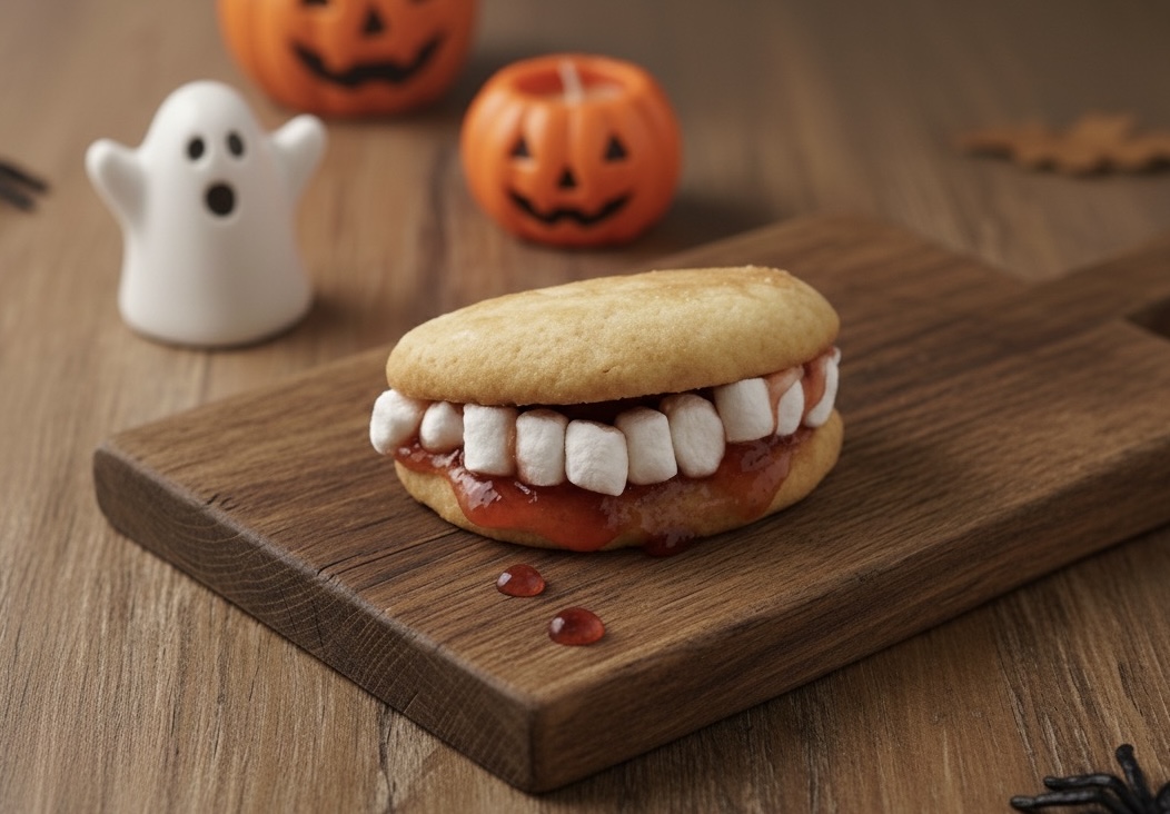 【食譜】13款萬聖節甜點一次學會|巫婆手指餅乾、幽靈木乃伊麵包、大腦蛋糕、鬼怪布郎尼~好玩又好吃 - 第3張圖 萬聖節巫婆牙齒手指餅乾做法