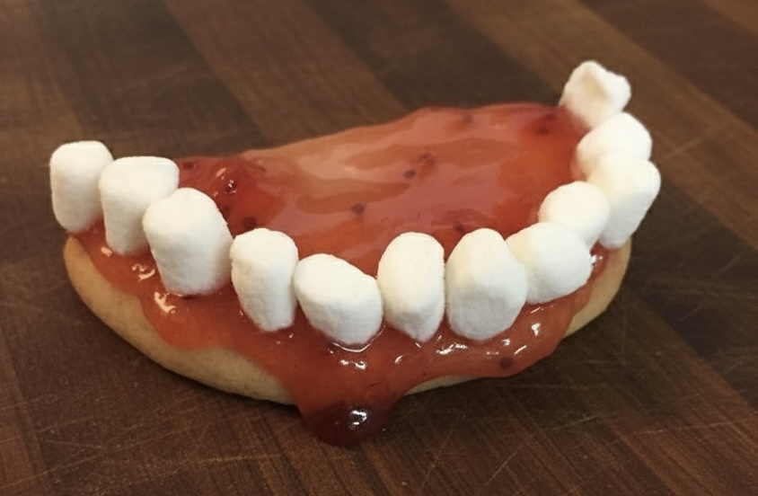 【食譜】巫婆牙齒餅乾&巫婆手指餅乾|讓萬聖節派對驚嚇又搞笑~一看就學會 - 第17張圖 萬聖節巫婆牙齒手指餅乾做法